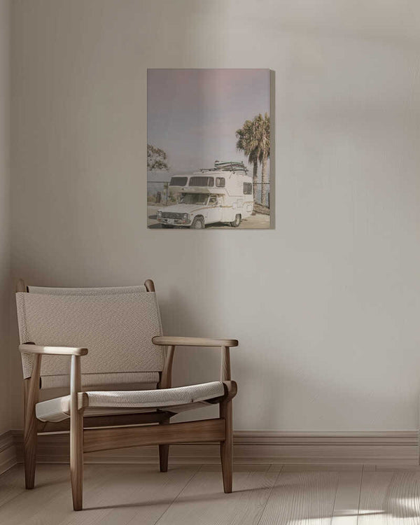 Tablou canvas „Vintage Camper Parked” de Shot by Clint