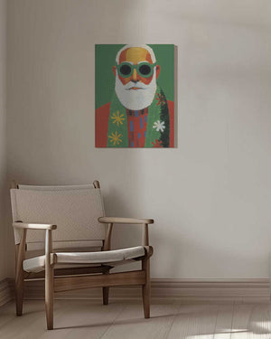 Tablou canvas „Sunny Santa Style” de Treechild