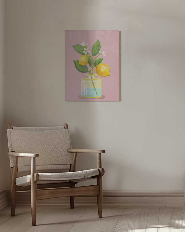 Tablou canvas „Lemon Bunch In Vase” de Raissa Oltmanns