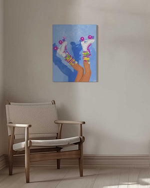 Tablou canvas „Skate like a Girl” de Raissa Oltmanns