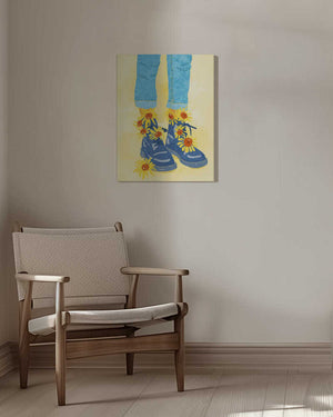 Tablou canvas „Sunflower Walk” de Raissa Oltmanns
