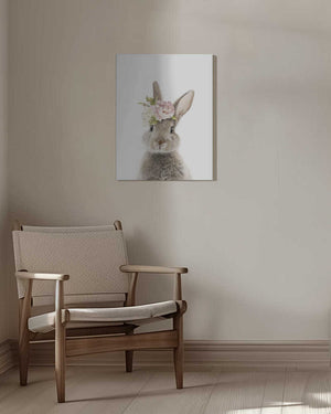 Tablou canvas „Floral Bunny” de Lola Peacock