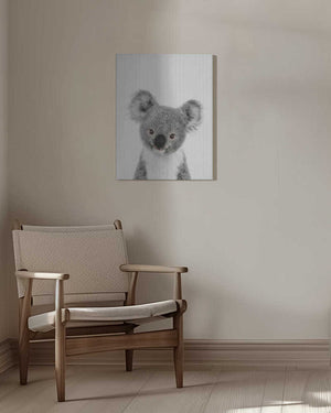 Tablou canvas „Peekaboo Baby Koala” de Lola Peacock