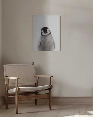 Tablou canvas „Peekaboo Baby Penguin” de Lola Peacock