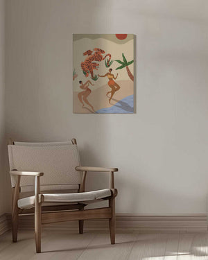 Tablou canvas „Dancing Tiger” de Arty Guava