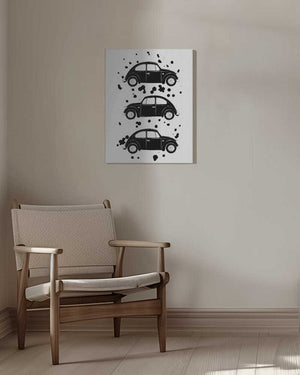 Tablou canvas „Classic Beetle Trio” de Martina