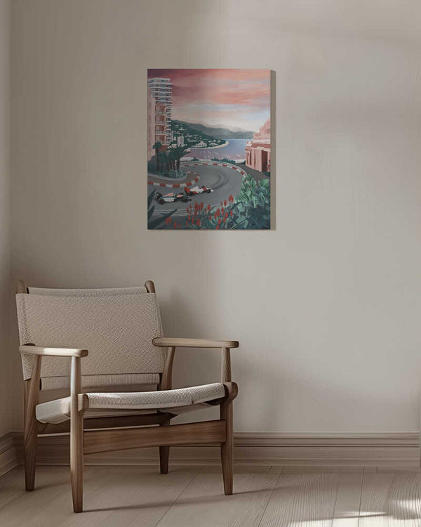 Tablou canvas „Monaco Circuit” de Goed Blauw