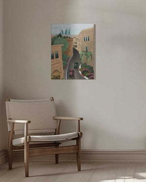 Tablou canvas „Baku Azerbeidzjan” de Goed Blauw