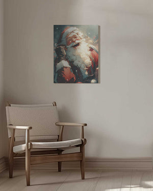 Tablou canvas „Jolly Santa's Call” de Treechild