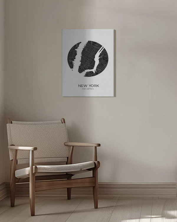 Tablou canvas „Circular Cityscape” de THE MIUUS STUDIO