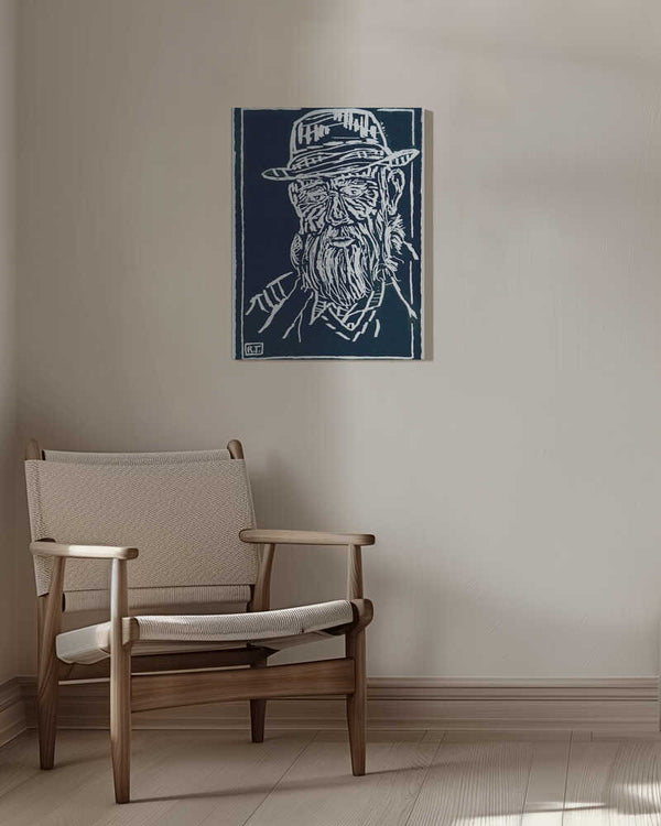 Tablou canvas „A grandpa” de Robert Thirtle