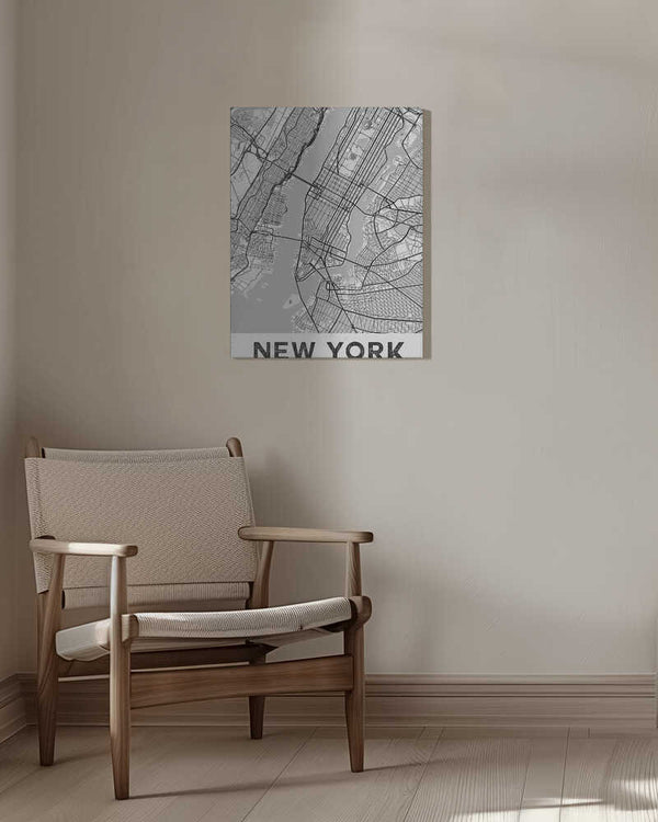 Tablou canvas „New York White” de StudioSix