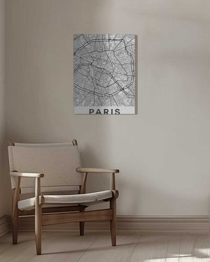 Tablou canvas „Paris White” de StudioSix