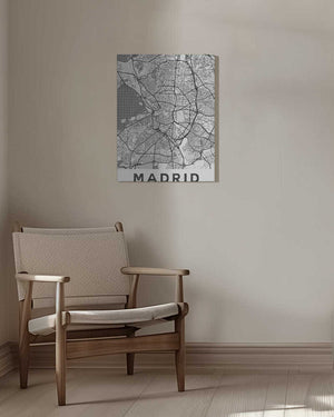 Tablou canvas „Madrid White” de StudioSix