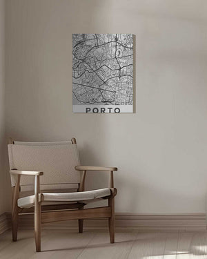 Tablou canvas „Porto City White” de StudioSix