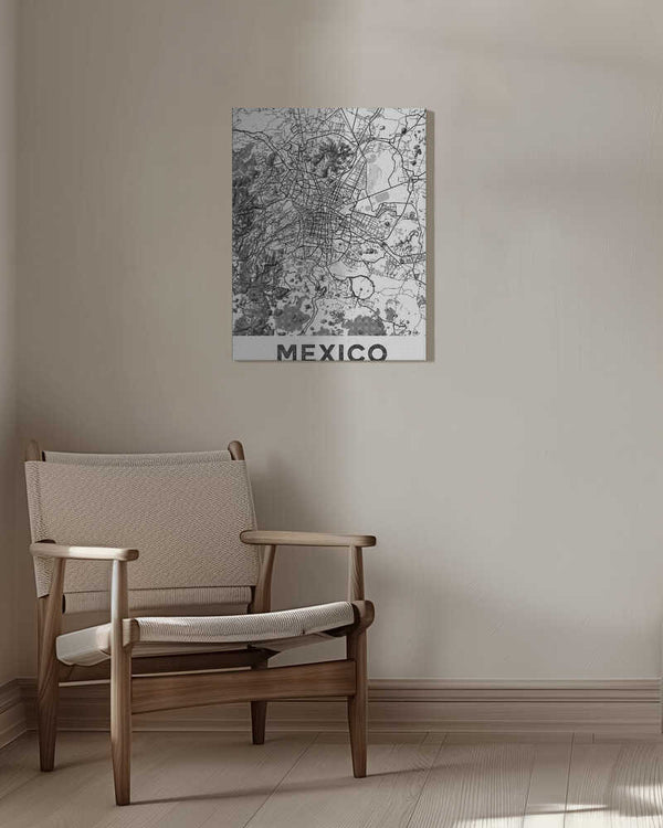 Tablou canvas „Mexico City White” de StudioSix