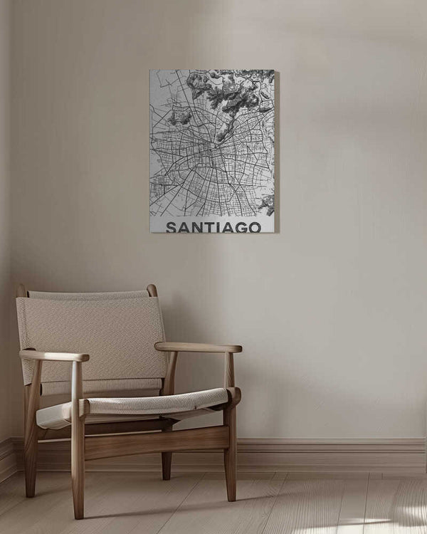 Tablou canvas „Santiago White” de StudioSix