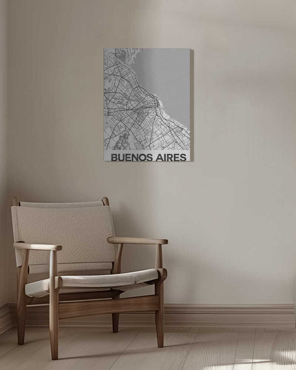 Tablou canvas „Buenos Aires White” de StudioSix