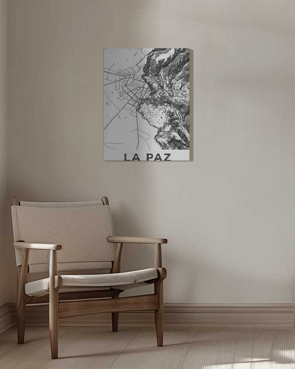 Tablou canvas „La Paz White” de StudioSix