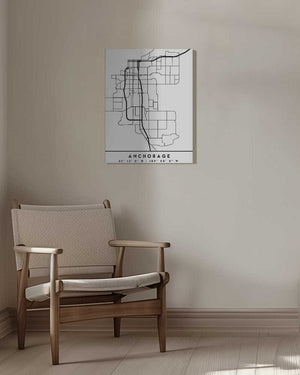 Tablou canvas „Black Maps 04” de Emiliano Deificus