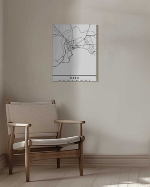 Tablou canvas „Black Maps 06” de Emiliano Deificus