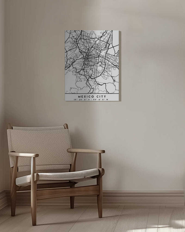 Tablou canvas „Black Maps 52” de Emiliano Deificus