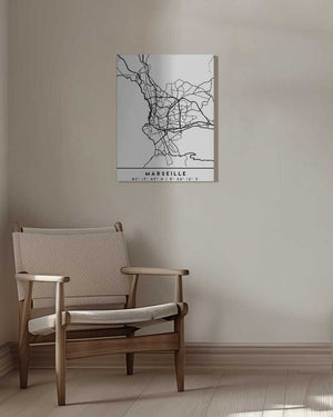 Tablou canvas „Black Maps 48” de Emiliano Deificus