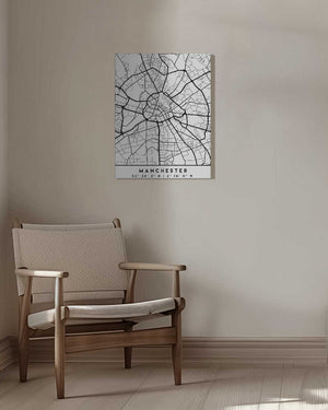 Tablou canvas „Black Maps 45” de Emiliano Deificus