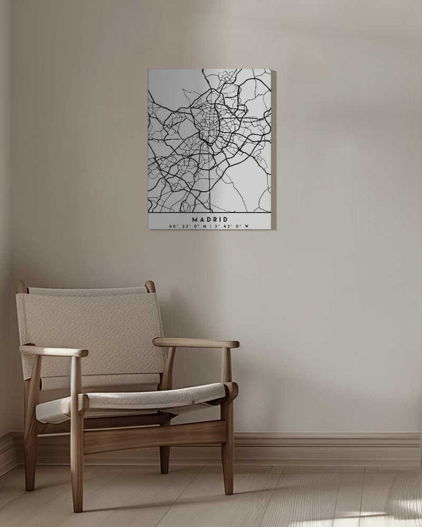 Tablou canvas „Black Maps 44” de Emiliano Deificus