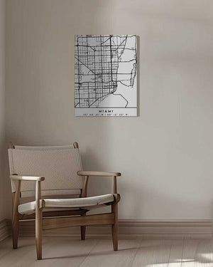 Tablou canvas „Black Maps 53” de Emiliano Deificus