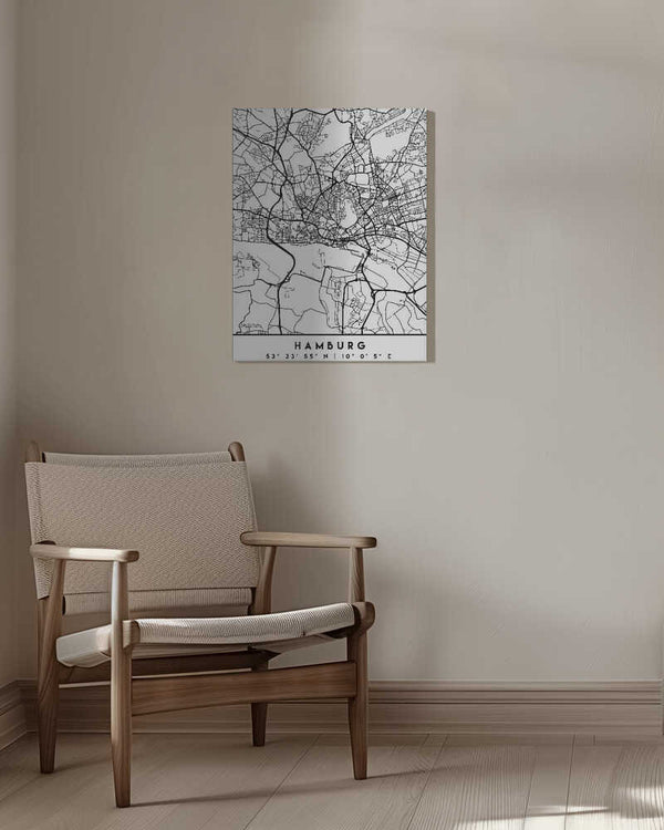 Tablou canvas „Black Maps 31” de Emiliano Deificus