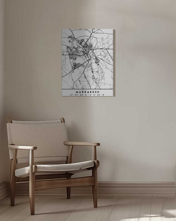 Tablou canvas „Black Maps 47” de Emiliano Deificus