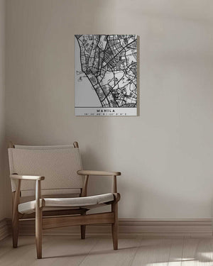 Tablou canvas „Black Maps 46” de Emiliano Deificus