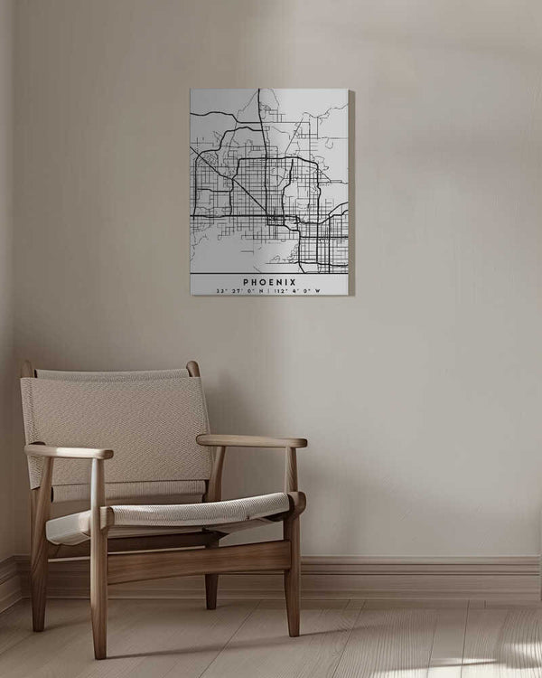 Tablou canvas „Black Maps 66” de Emiliano Deificus