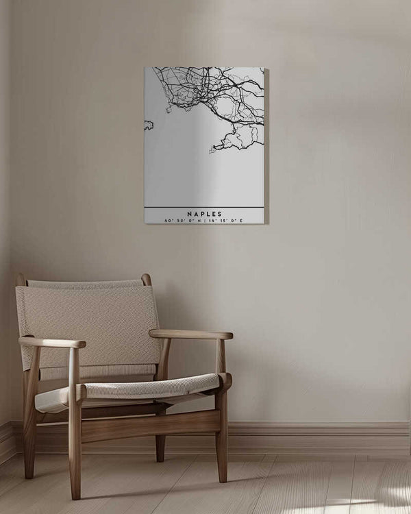 Tablou canvas „Black Maps 58” de Emiliano Deificus