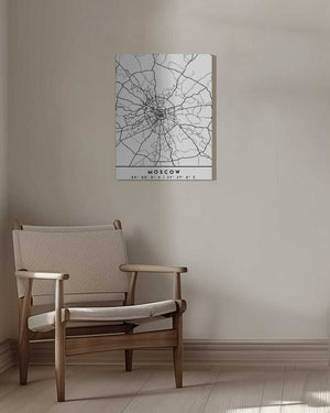 Tablou canvas „Black Maps 56” de Emiliano Deificus