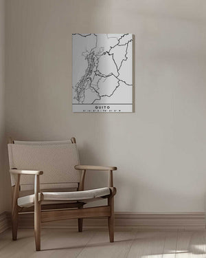Tablou canvas „Black Maps 70” de Emiliano Deificus