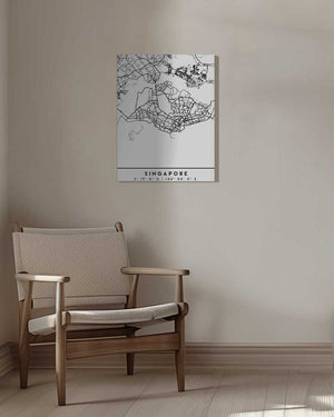 Tablou canvas „Black Maps 81” de Emiliano Deificus