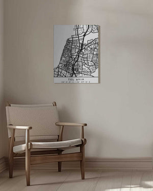 Tablou canvas „Black Maps 87” de Emiliano Deificus