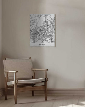 Tablou canvas „Black Maps 79” de Emiliano Deificus