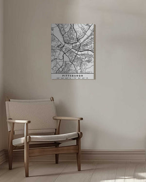Tablou canvas „Black Maps 67” de Emiliano Deificus