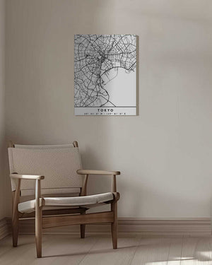 Tablou canvas „Black Maps 88” de Emiliano Deificus