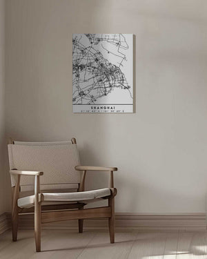 Tablou canvas „Black Maps 80” de Emiliano Deificus