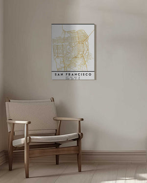 Tablou canvas „1 Maps 68” de Emiliano Deificus