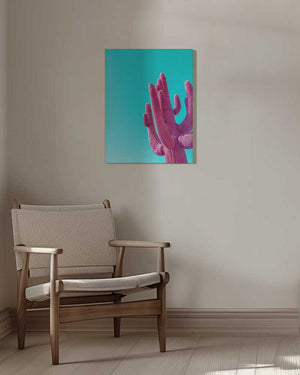 Tablou canvas „Magenta Pink Saguaro” de Tom Windeknecht