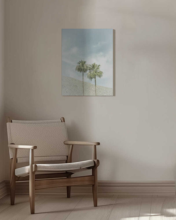 Tablou canvas „Vintage Palm Trees in the desert” de Melanie Viola