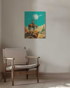 Tablou canvas „A Western Astronaut” de Taudalpoi