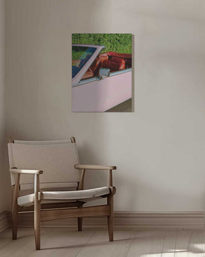 Tablou canvas „Pink Cadillac” de Bethany Young