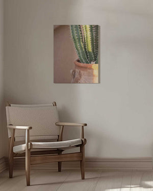 Tablou canvas „Green On Orange | Marrakech Travel Photography” de Raisa Zwart