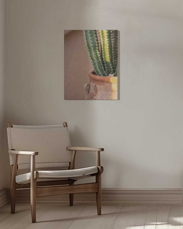 Tablou canvas „Green On Orange | Marrakech Travel Photography” de Raisa Zwart